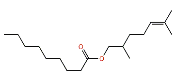 2,6-Dimethyl-5-heptenyl nonanoate